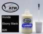 Preview: Honda, Ebony Black, 826: 20ml Lackstift, von ATW Autoteile West.